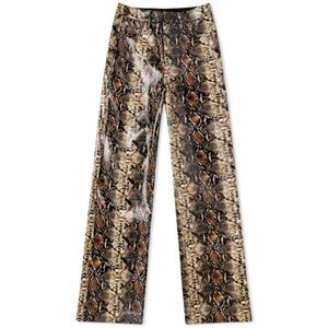 ROTATE ROTIE FAUX SNAKESKIN PANT